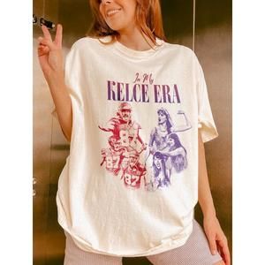Vintage In My Kelce Era Shirt America Football Shirt Football Fan Gifts